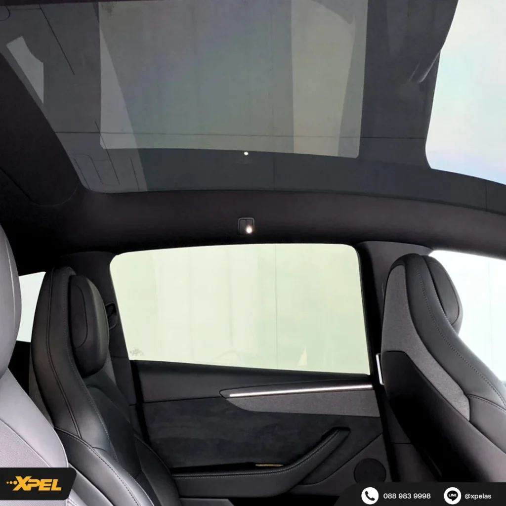 Tesla Model Y สีเทา — XTREME MATT + PRIME XR PLUS ภาพผลงานและรายละเอียดชุดที่ 6